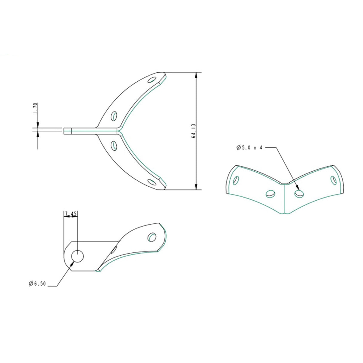 Allen Brothers Mast Kicker Bracket