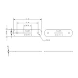 Allen Brothers 16mm X 64mm Shroud Plate Cover for A4025
