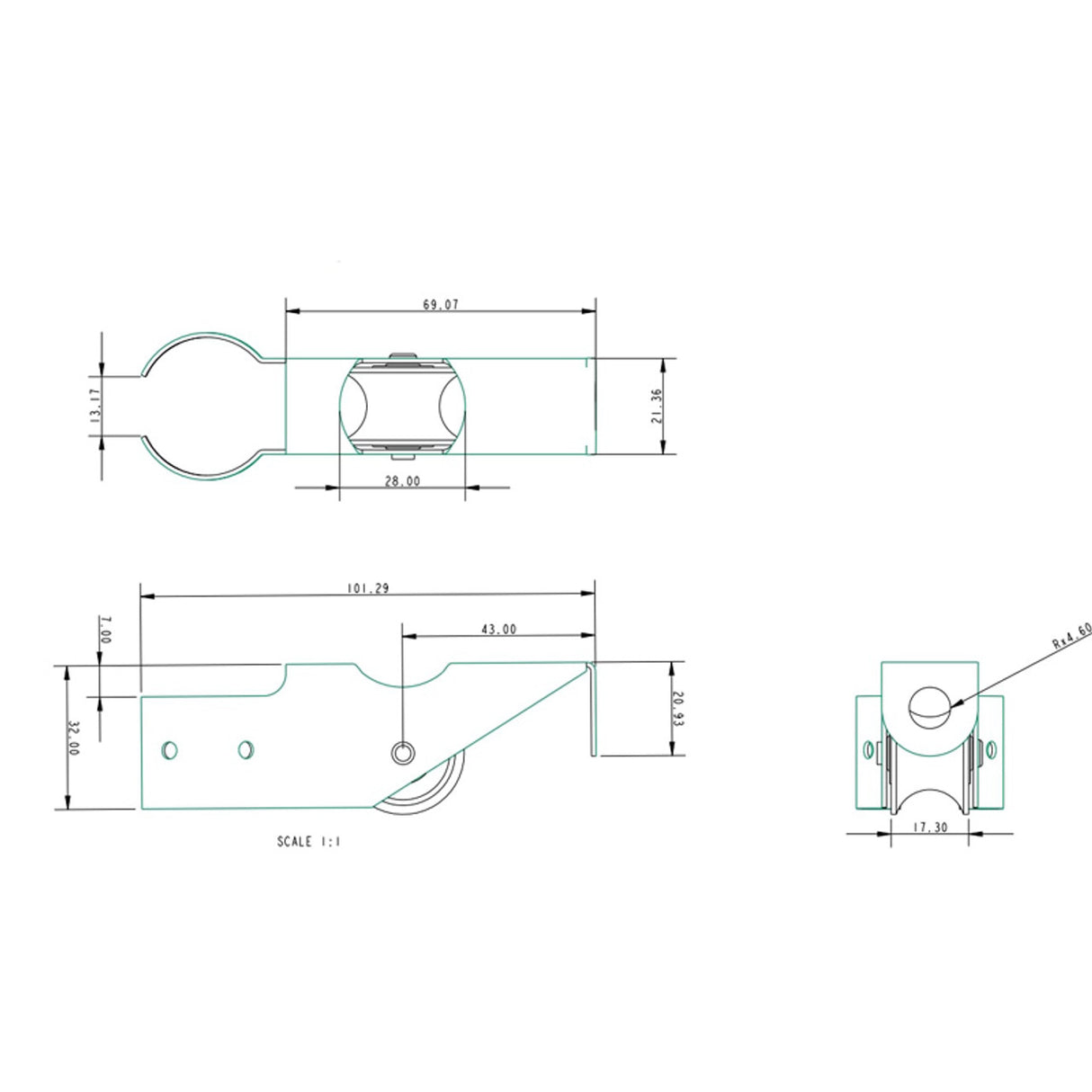 Allen Brothers Mirror Spinnaker Crane