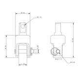 Allen Brothers Headsail Furler Top Swivel