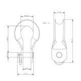 Allen Brothers 5MM Bow Clevis Rigging Link