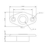 Allen Brothers 11MM X 22MM Deck Bush and Liner