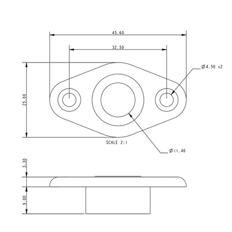 Allen Brothers 11MM X 22MM Deck Bush and Liner