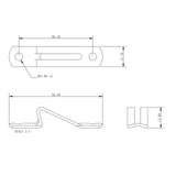 Allen Brothers 2-3MM Halyard Lock