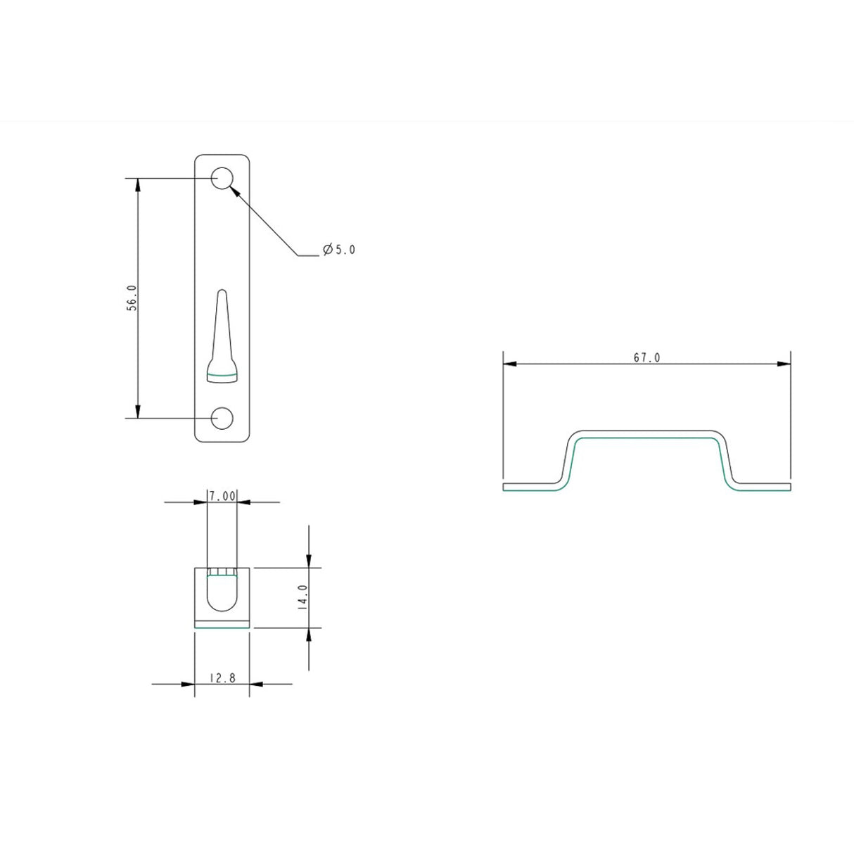 Allen Brothers Stainless Steel V-Cleat
