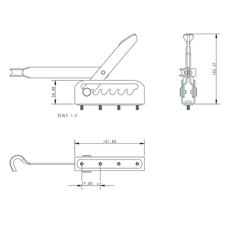 Allen Brothers 13MM Highfield Lever(Antares)