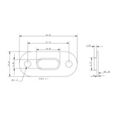 Allen Brothers T-Terminal Backing Plate