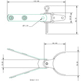 Allen Brothers Mirror Gooseneck