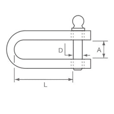 Allen Brothers Pressed Rigging Link with 5mm Screw Pin