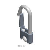 Allen Brothers 60MM Stainless Steel Hook  Nylon Spring