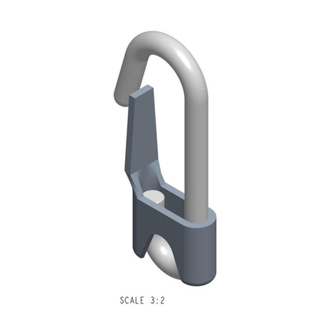 Allen Brothers 60MM Stainless Steel Hook + Nylon Spring