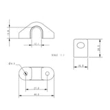 Allen Brothers 10MM Open Base Fairlead and Liner