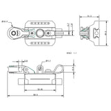 Allen Brothers Mini Low Profile Car With Block & P Clip