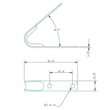 Allen Brothers 45MM Bail Bracket