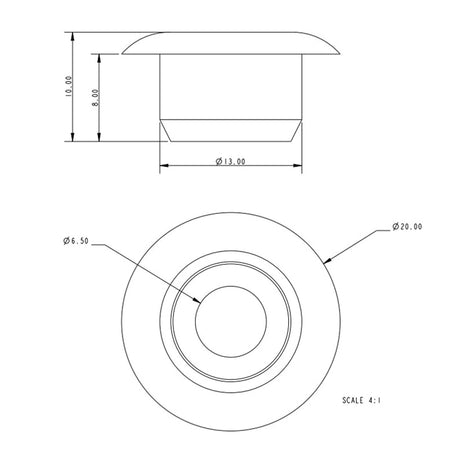 Allen Brothers 6MM X 13MM Deck Bush and Liner