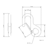 Allen Brothers 61MM Stainless Steel Weled "S" Hook??