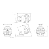 Allen Brothers Large Swivel Composite Cleat