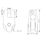 Allen Brothers 30mm Snatch Block No Keeper