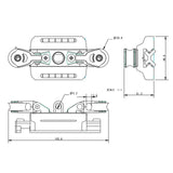 Allen Brothers Ulp Traveller C/W Blocks