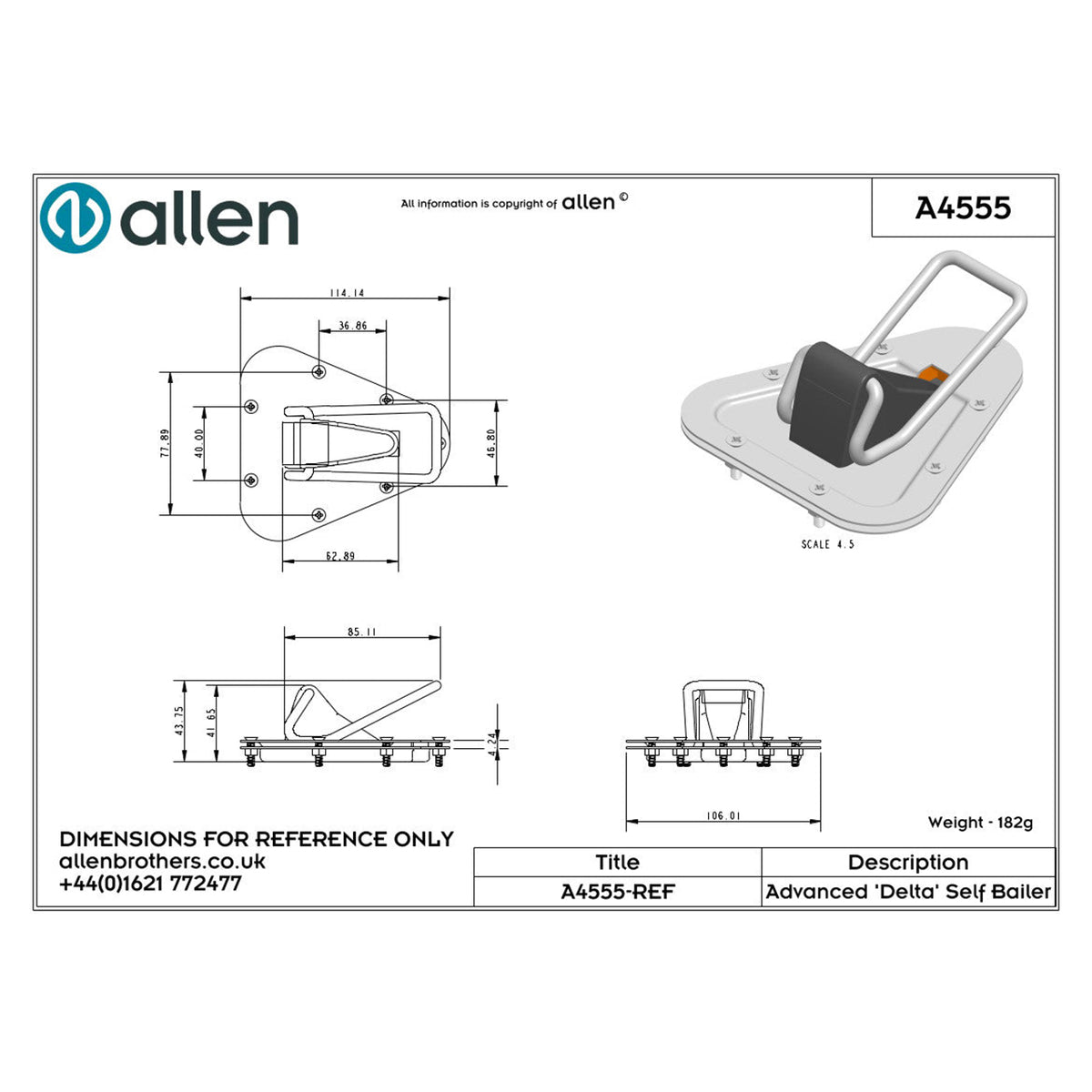 Allen Brothers Advanced Delta Self Bailer