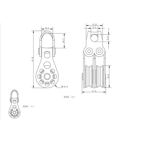 Allen Brothers 16MM Micro High Tension Block Double