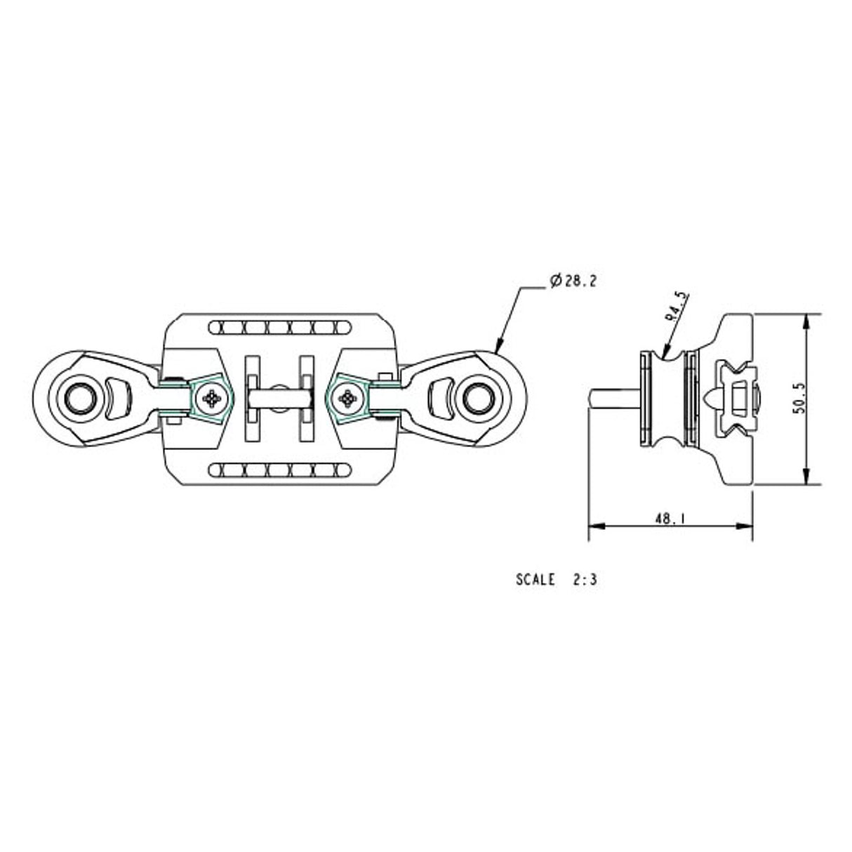 Allen Brothers Maxi Low Profile Car With 2 X 30MM Blocks