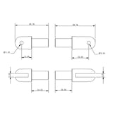 Allen Brothers Mast Strut End Fitting