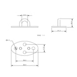 Allen Brothers Deck Fixing Plate