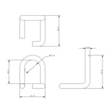 Allen Brothers Large Cleat Wire Side F/Lead
