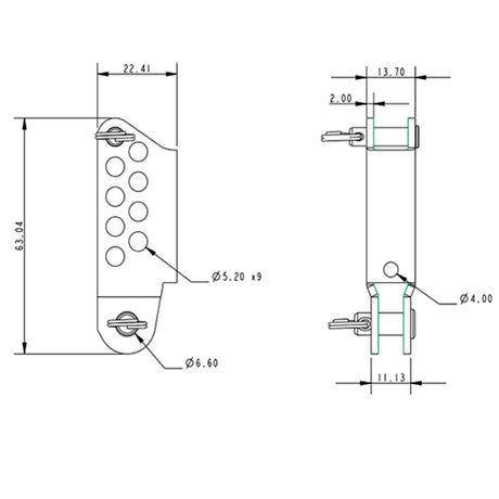 Allen Brothers Sht Vernier Stay Adjuster 6MM