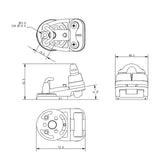 Allen Brothers Composite Jib Wire Swivel