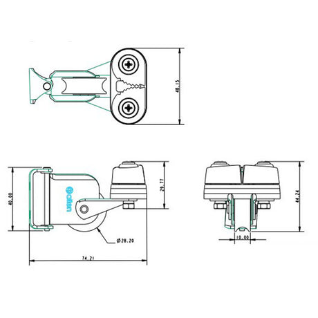 Allen Brothers 4-6MM Midi Flip Flop Blk?