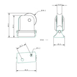 Allen Brothers 27MM Midi Block Flip Flop