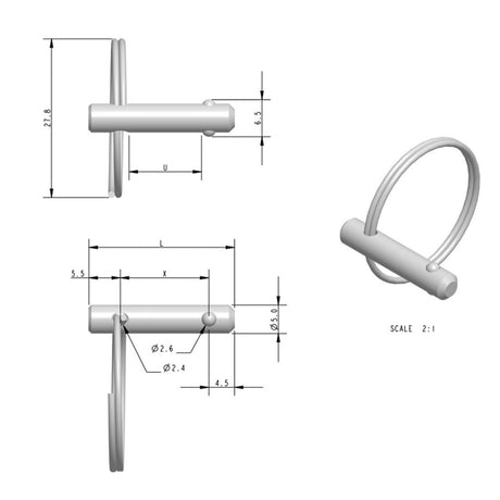 Allen Brothers 5MM X 26.5MM Fast Pin