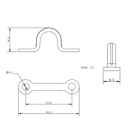 Allen Brothers 27MM Forged Eye Strap