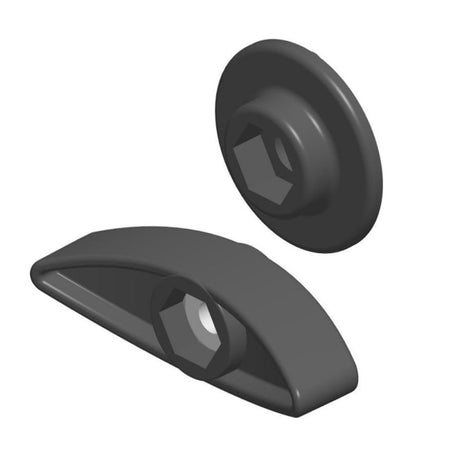 Allen Brothers Large Plastic Wing Nut With Bolt Retainer