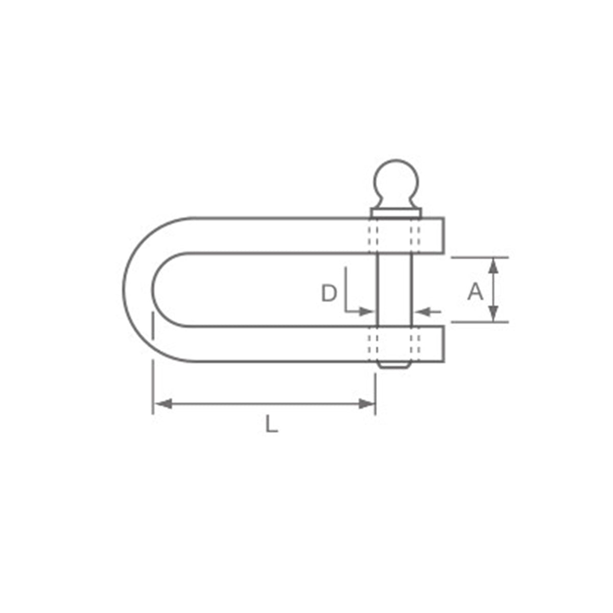 Allen Brothers 5mm x 17mm Slot D Shackle