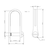 Allen Brothers 5mm x 36mm Slot D Shackle