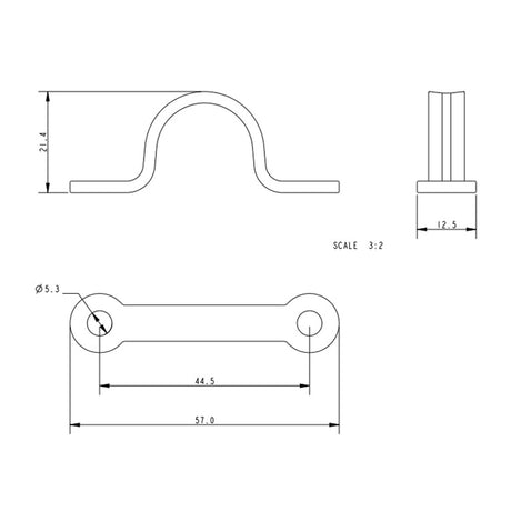 Allen Brothers 44MM Lacing Eye