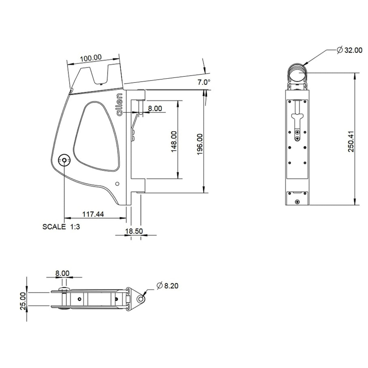 Allen Brothers Allen Brothers Rudder Stock
