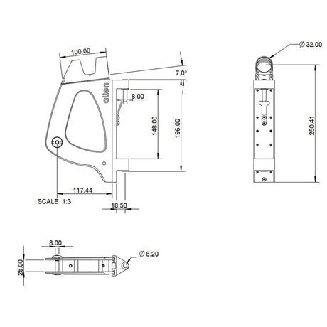 Allen Brothers Allen Brothers Rudder Stock