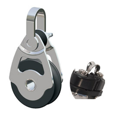 Antal Mini Stainless Steel Block D034 Single + Flat Shackle + CA