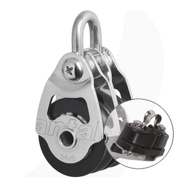 Antal 34mm Double Shackle Block w/ Cleat
