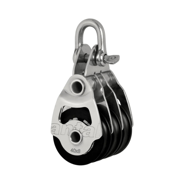 Antal 40mm Triple Shackle Block w/ Cleat