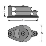 Antal 70mm OPF Double Foot Block