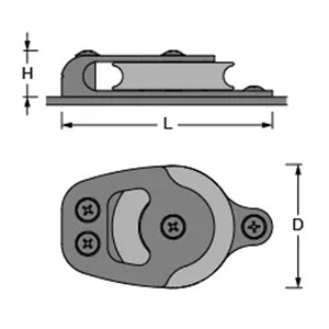 Antal 80mm OPF Single Foot Block