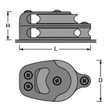 Antal 120mm OPF Double Foot Block