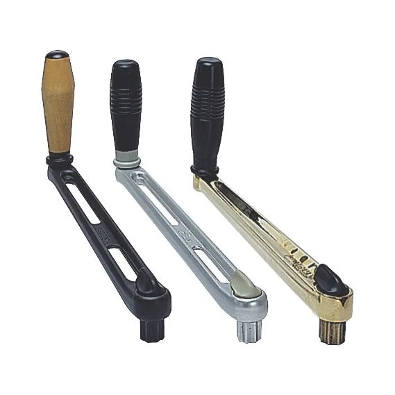 Antal Yellow Bronze Handle Wooden Grip