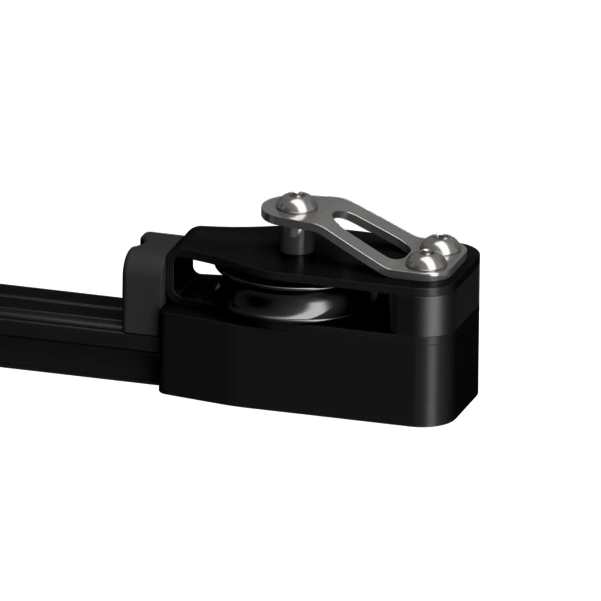 Antal 31x21 Track End Fitting, 55mm Single Sheave, Becket