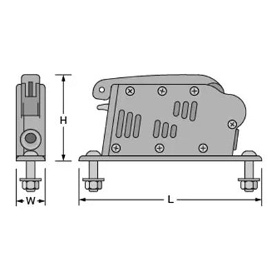 Antal QR Clutch D14mm with Base